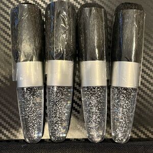Black and Silver sparkly blush brush powder brush makeup cosmetics accessories